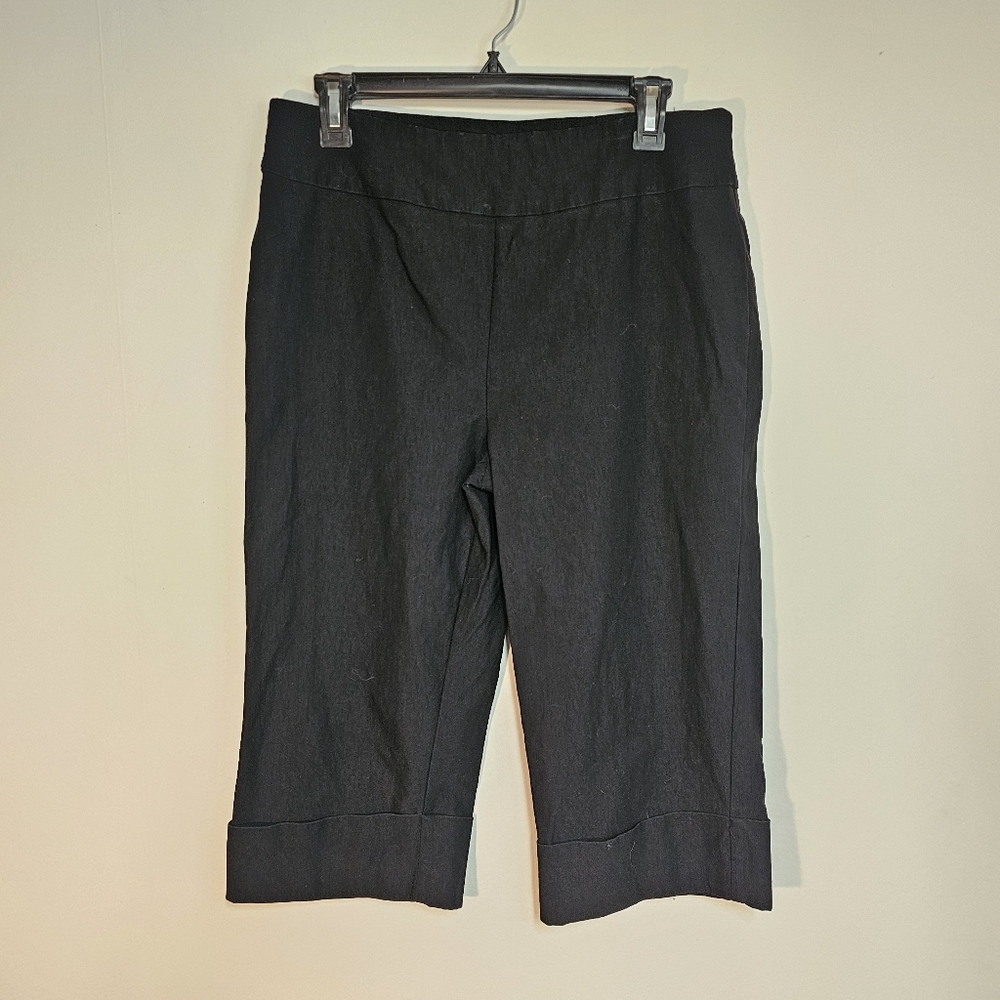 Joseph Ribkoff black shorts women's size 12